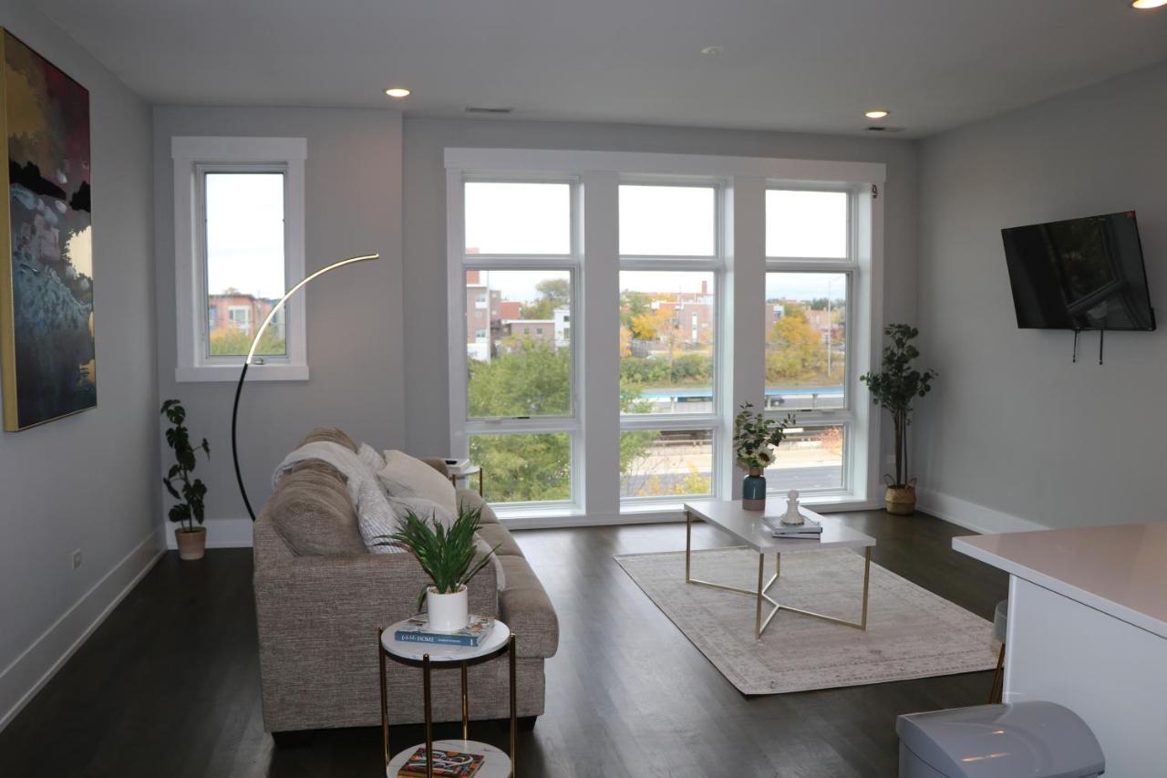 Ferienwohnung Chicago Exquisite Haven 2Bed 2Bath Near Downtown And United Center Exterior foto